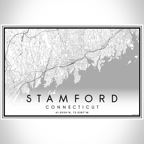Stamford - Connecticut Classic Map Print