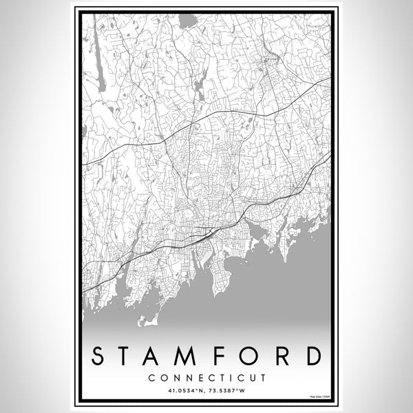 Stamford - Connecticut Classic Map Print