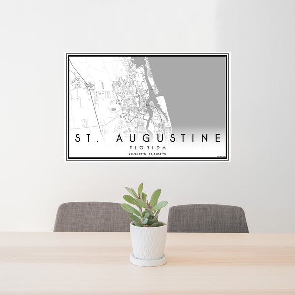 St. Augustine - Florida Classic Map Print