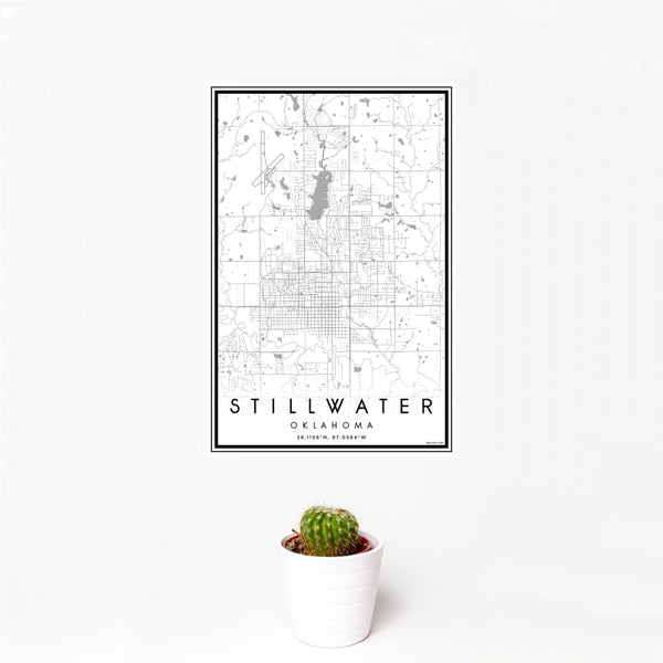 Stillwater - Oklahoma Classic Map Print