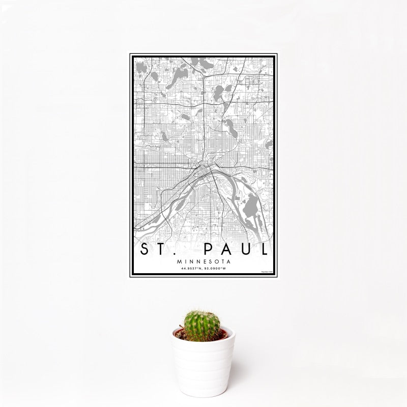 St. Paul - Minnesota Classic Map Print