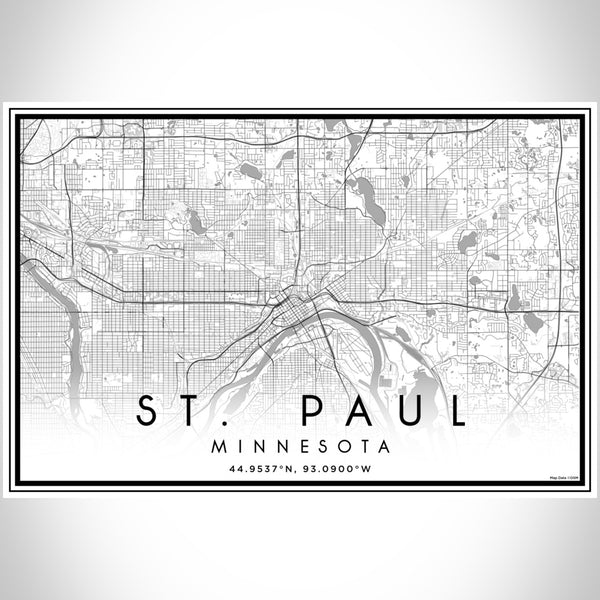 St. Paul - Minnesota Classic Map Print