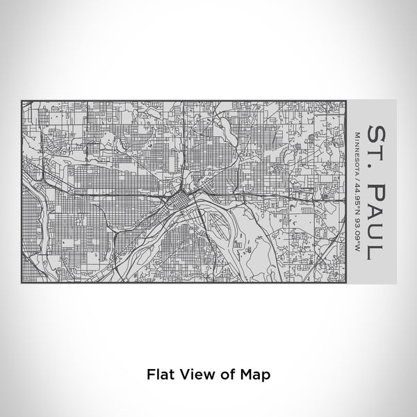 St. Paul - Minnesota Map Insulated Bottle
