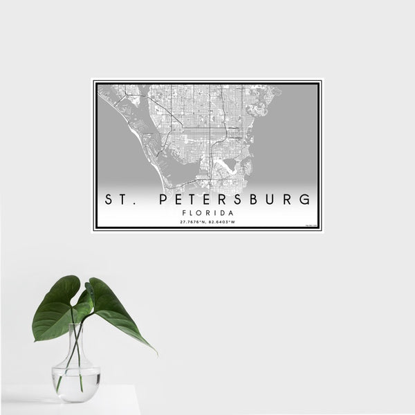 St. Petersburg - Florida Classic Map Print