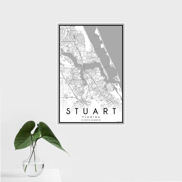 Stuart - Florida Classic Map Print