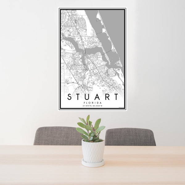 Stuart - Florida Classic Map Print