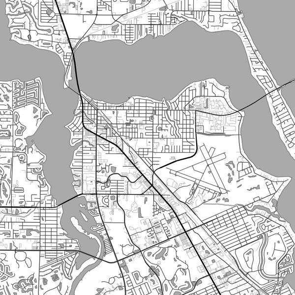 Stuart - Florida Classic Map Print