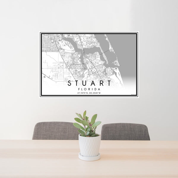 Stuart - Florida Classic Map Print
