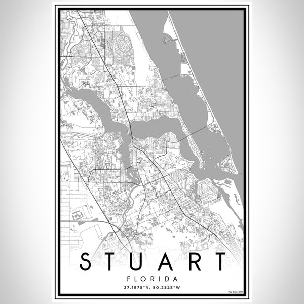 Stuart - Florida Classic Map Print