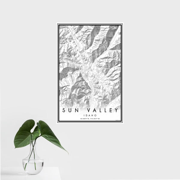 Sun Valley - Idaho Classic Map Print