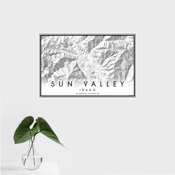 Sun Valley - Idaho Classic Map Print