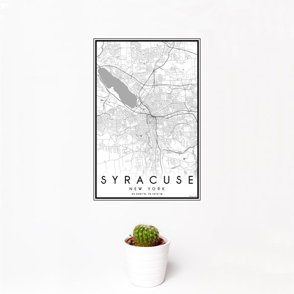 Syracuse - New York Classic Map Print