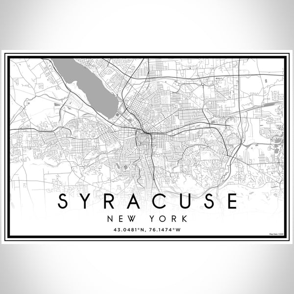 Syracuse - New York Classic Map Print