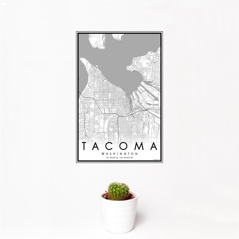 Tacoma - Washington Classic Map Print