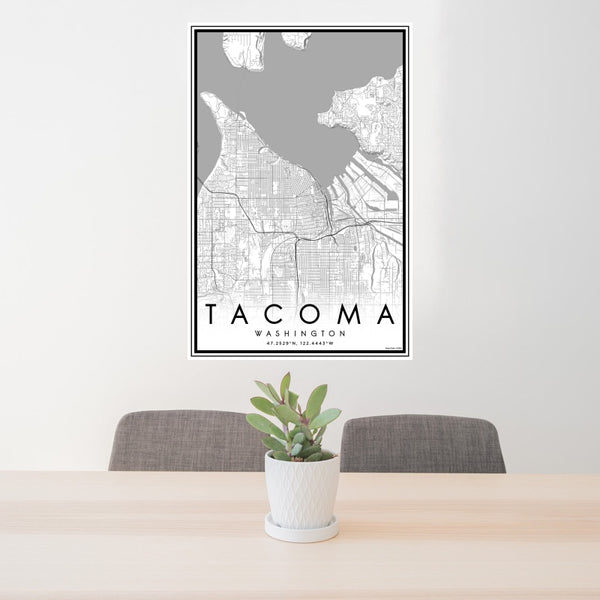 Tacoma - Washington Classic Map Print