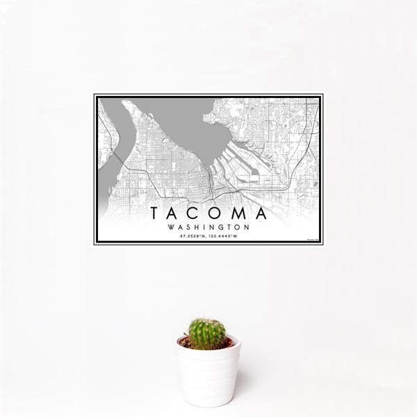 Tacoma - Washington Classic Map Print