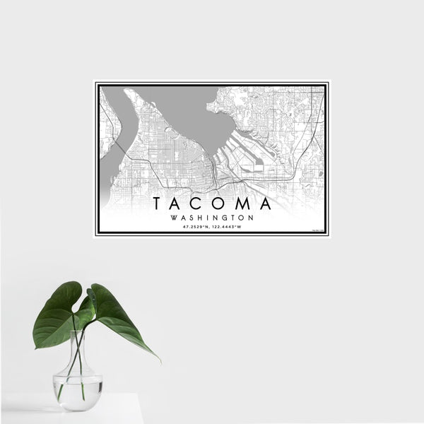 Tacoma - Washington Classic Map Print