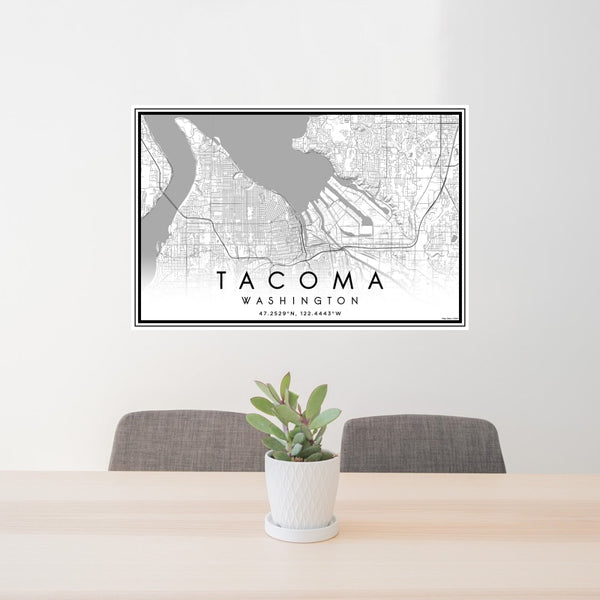 Tacoma - Washington Classic Map Print