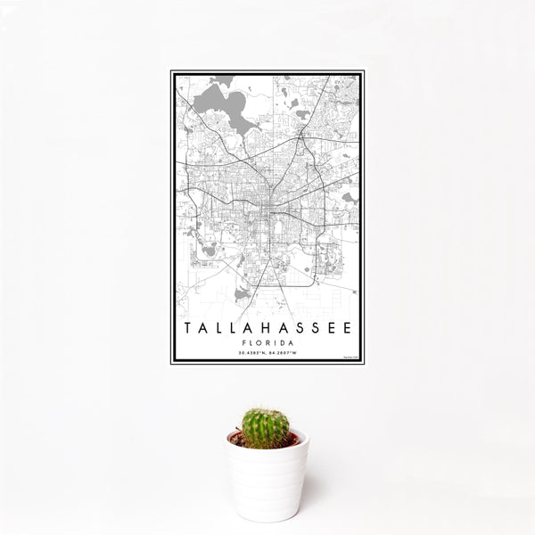 Tallahassee - Florida Classic Map Print