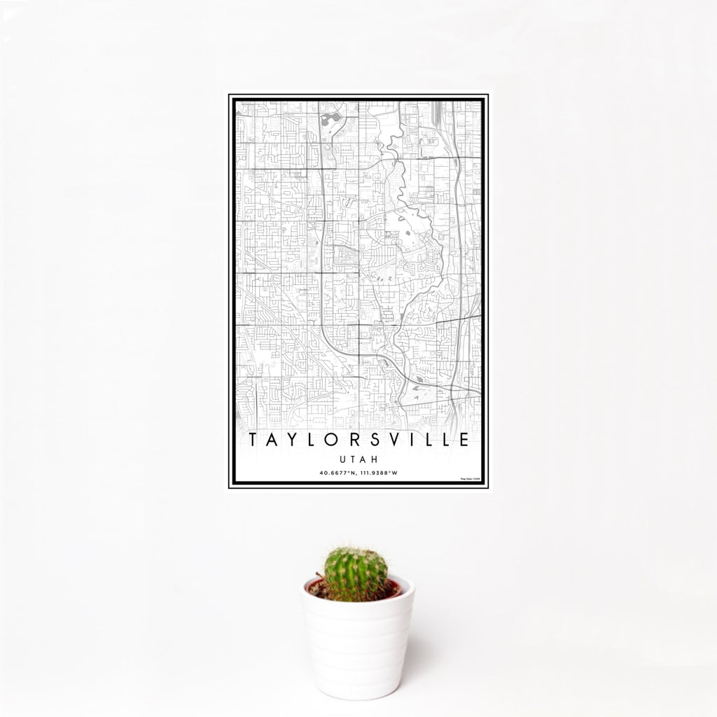 Taylorsville - Utah Classic Map Print