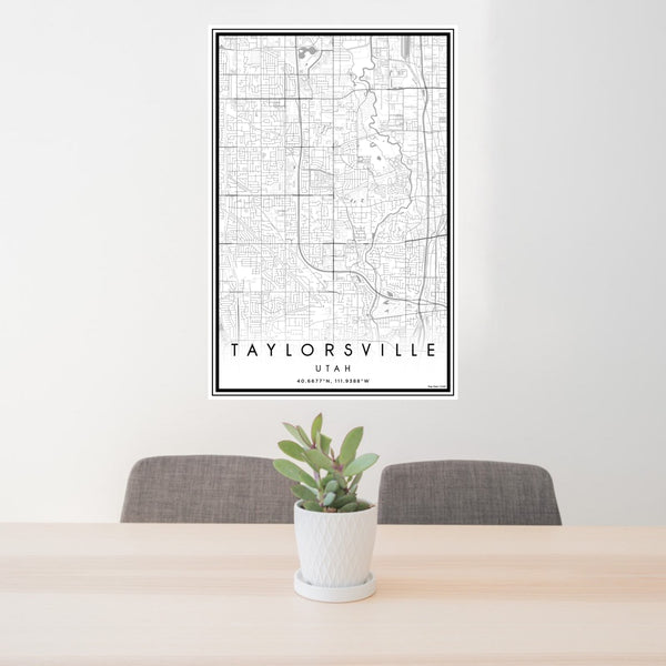 Taylorsville - Utah Classic Map Print