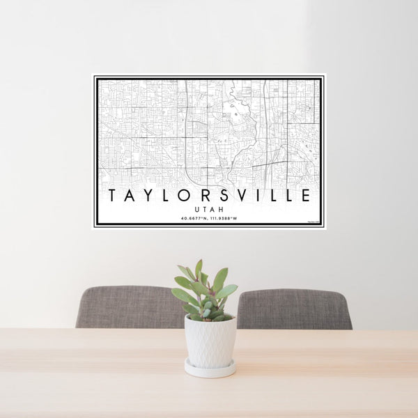 Taylorsville - Utah Classic Map Print