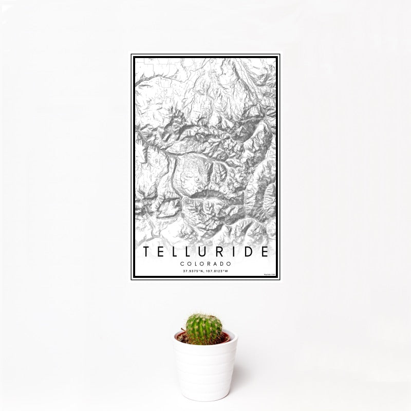 Telluride - Colorado Classic Map Print