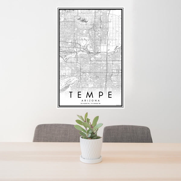 Tempe - Arizona Classic Map Print