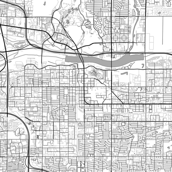Tempe - Arizona Classic Map Print