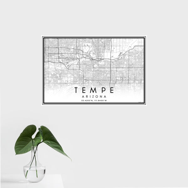 Tempe - Arizona Classic Map Print