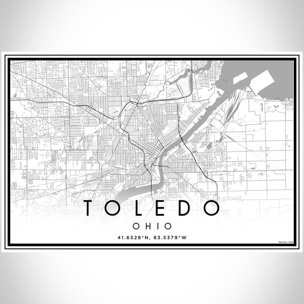 Toledo - Ohio Classic Map Print