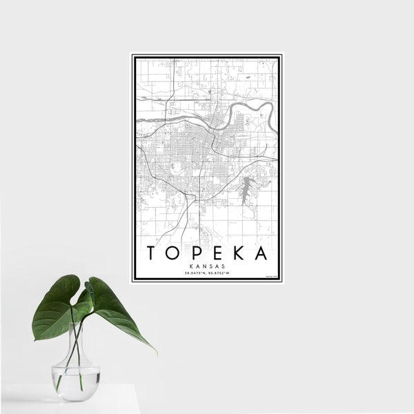 Topeka - Kansas Classic Map Print
