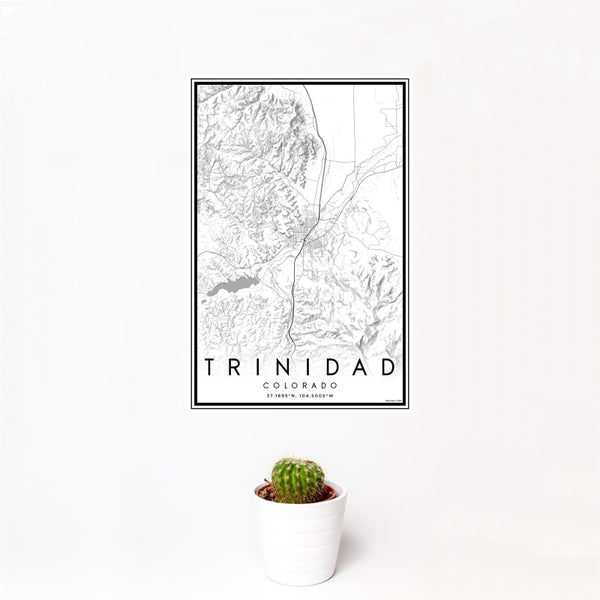 Trinidad - Colorado Classic Map Print