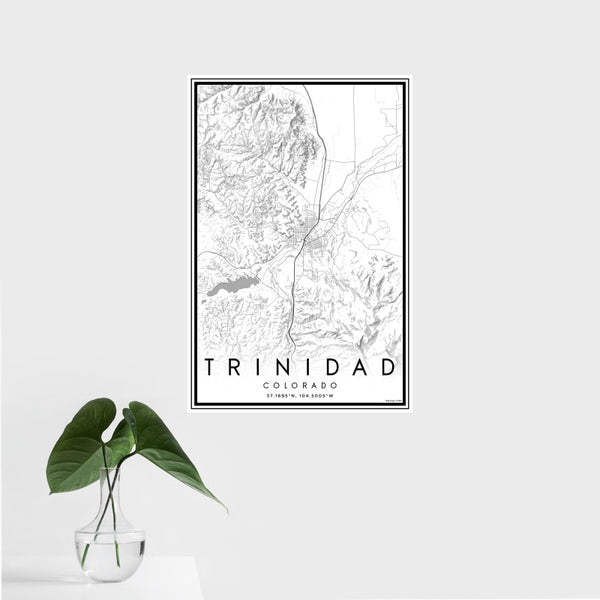 Trinidad - Colorado Classic Map Print