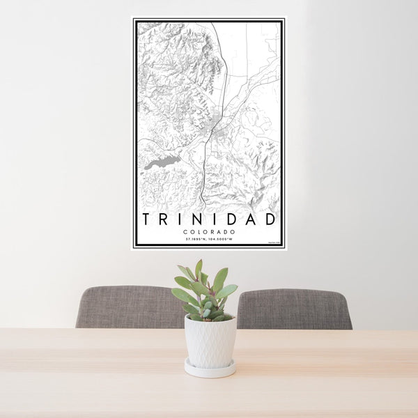 Trinidad - Colorado Classic Map Print