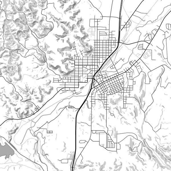 Trinidad - Colorado Classic Map Print
