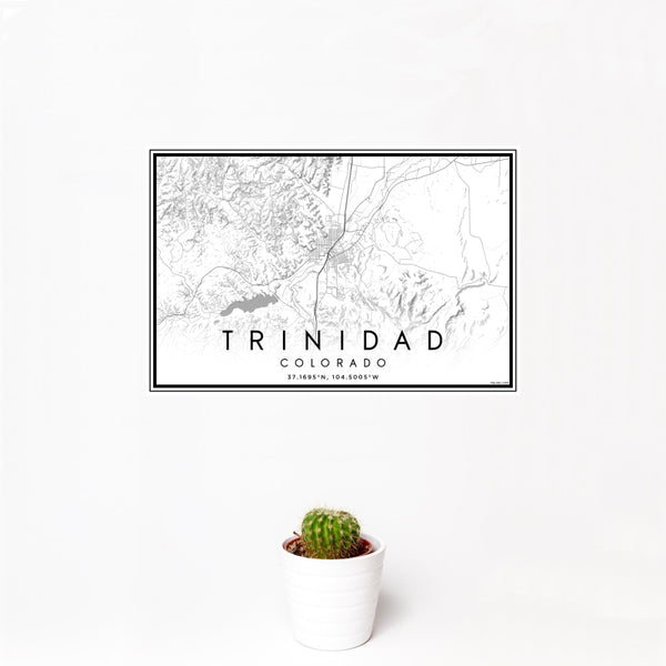 Trinidad - Colorado Classic Map Print