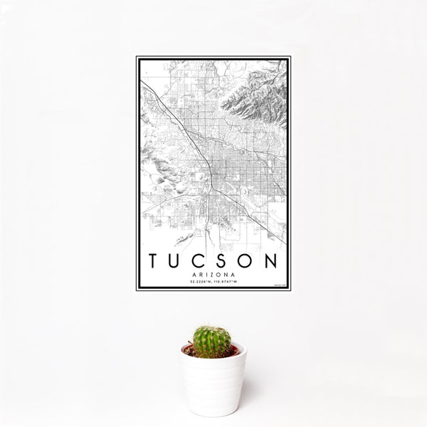 Tucson - Arizona Classic Map Print