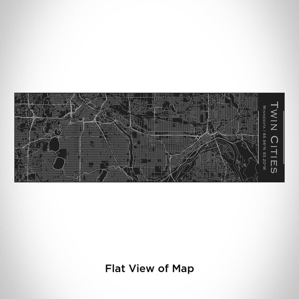 Twin Cities - Minnesota Map Insulated Cup in Matte Black