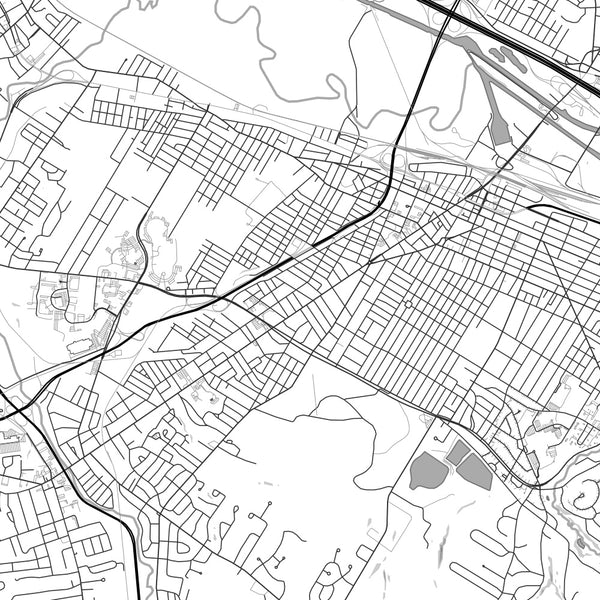 Utica - New York Classic Map Print