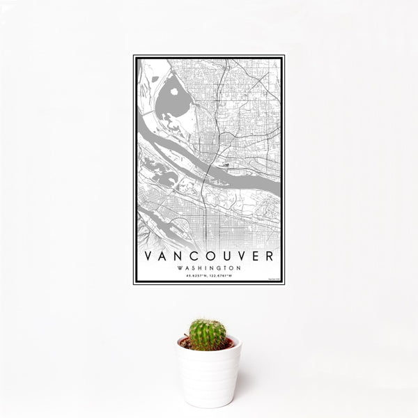 Vancouver - Washington Classic Map Print