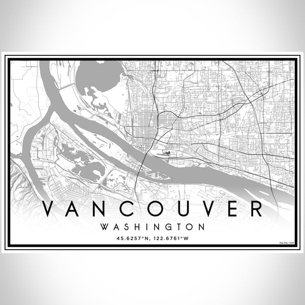 Vancouver - Washington Classic Map Print