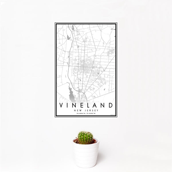 Vineland - New Jersey Classic Map Print