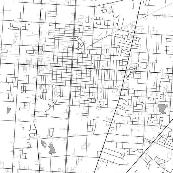 Vineland - New Jersey Classic Map Print