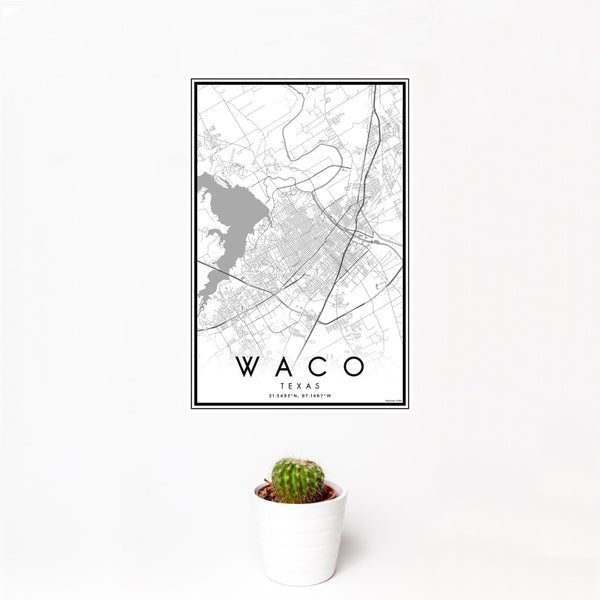 Waco - Texas Classic Map Print