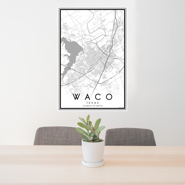 Waco - Texas Classic Map Print