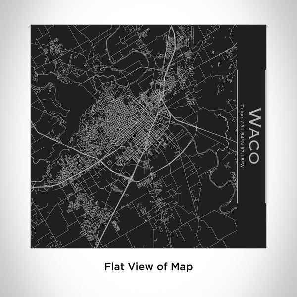 Waco - Texas Map Tumbler in Matte Black