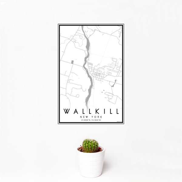 Wallkill - New York Classic Map Print