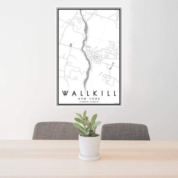 Wallkill - New York Classic Map Print