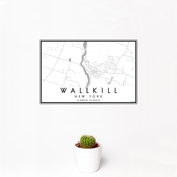 Wallkill - New York Classic Map Print